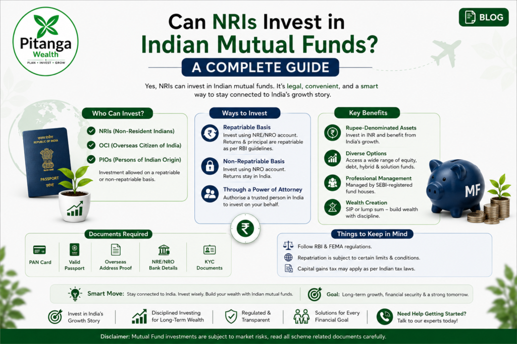 NRI reviewing Indian mutual fund investment options from abroad